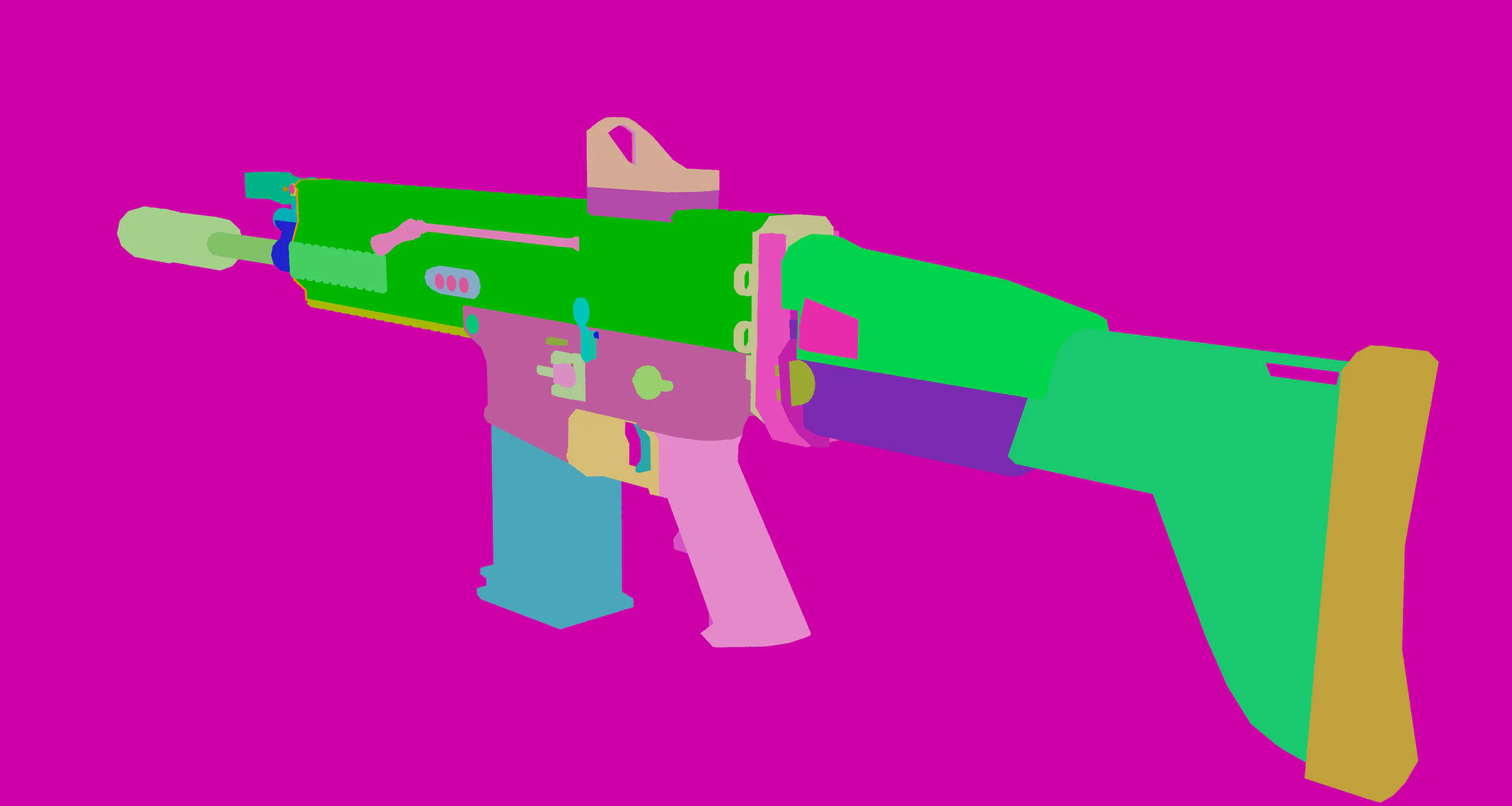 Three-quarter — color ID