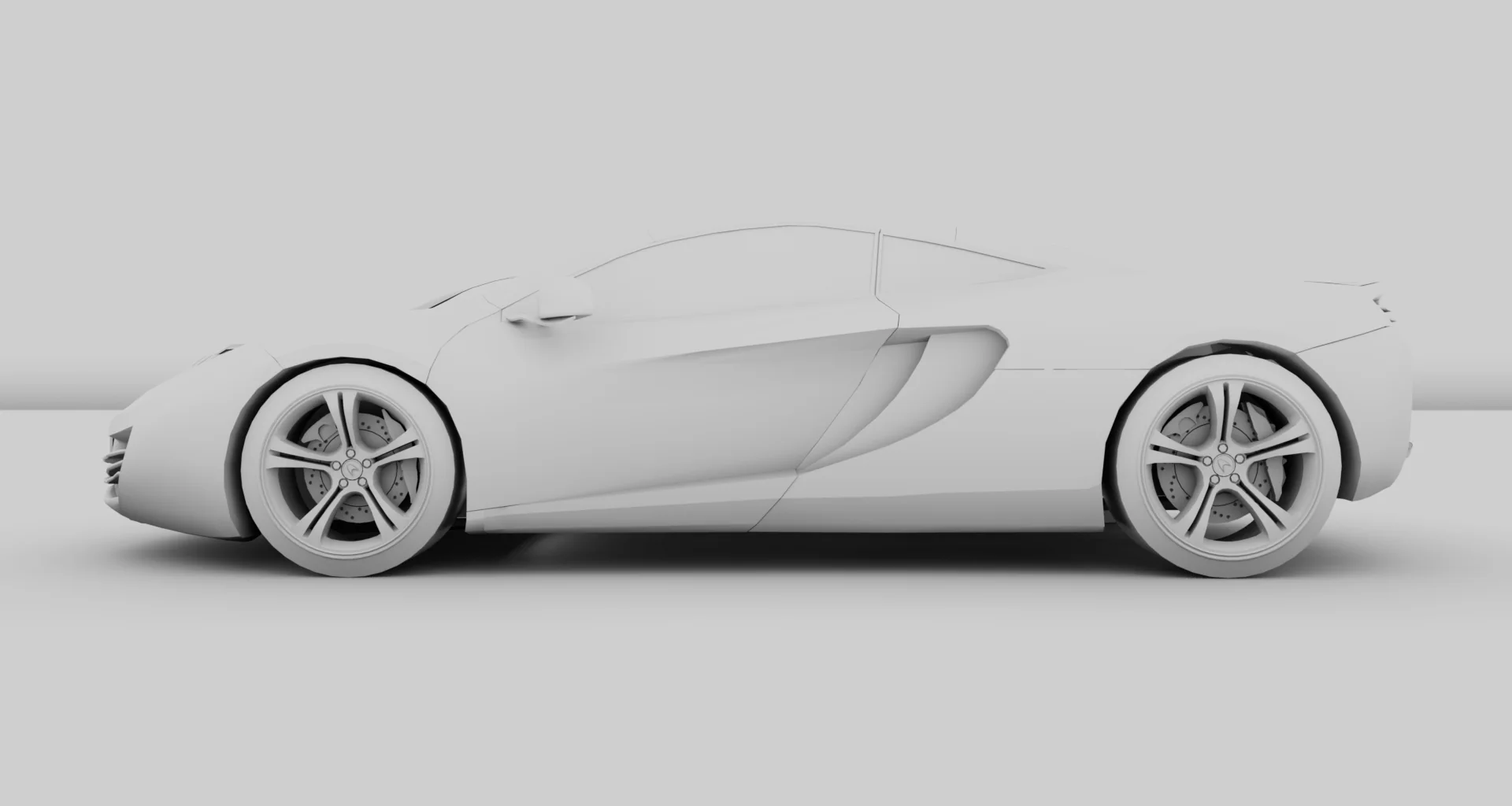 Side profile — ambient occlusion