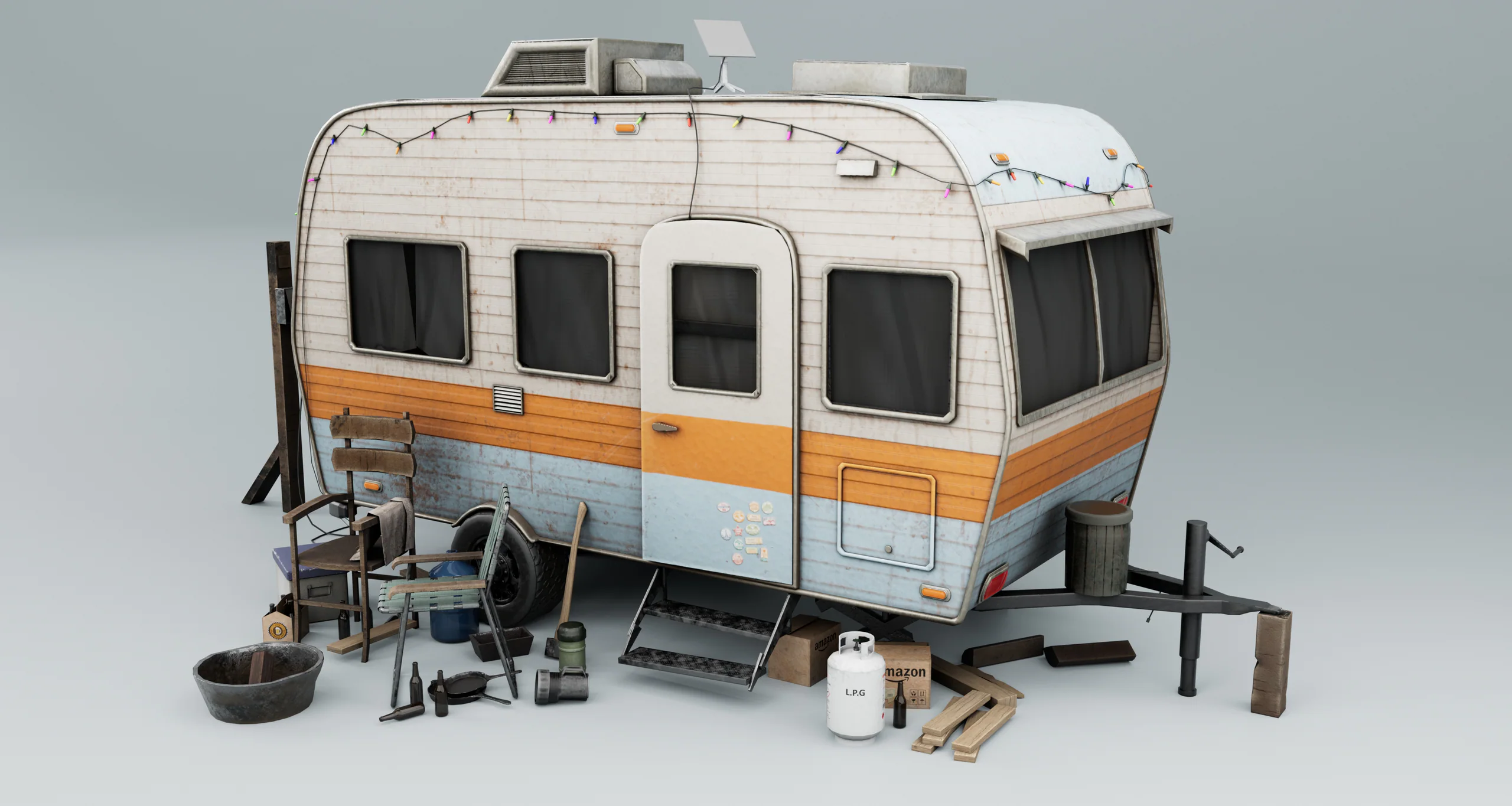 Camper Van — Front Three-Quarter, Beauty pass